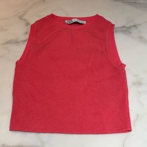 Zara basic knit top